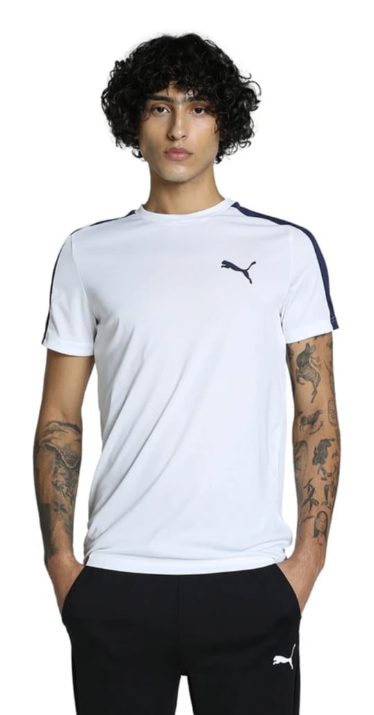 Lynox ActiveFit White Sports T-Shirt β Men's Premium Performance Wear