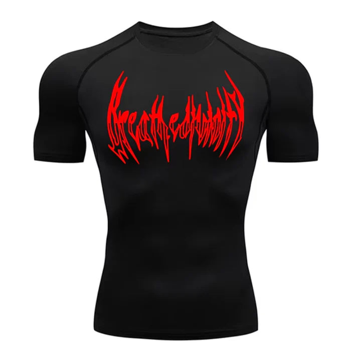 Lynox “Blood Grind” Gym Compression T-Shirt